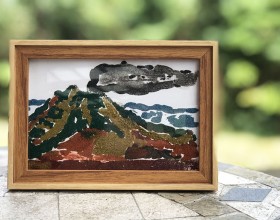 Let’s Paint with Volcanic Ash!　 <br />- Sakurajima Volcanic Ash Art Experience –